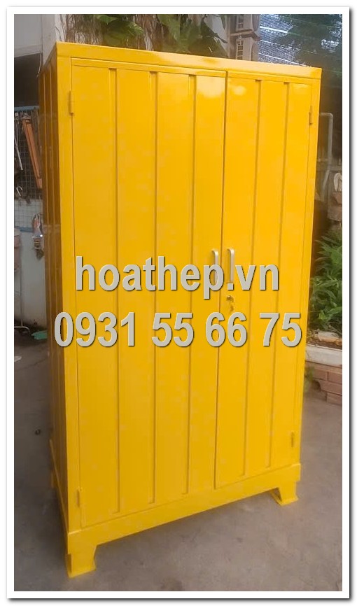 tủ đựng dụng cụ cơ kh&iacute;, tủ đồ nghề cơ kh&iacute;, tủ dụng cụ 2 khoang 5 ngăn, tủ c&oacute; bảng treo dụng cụ, tủ sơn tĩnh điện m&agrave;u v&agrave;ng, tủ dụng cụ k&iacute;ch thước 1 m&eacute;t