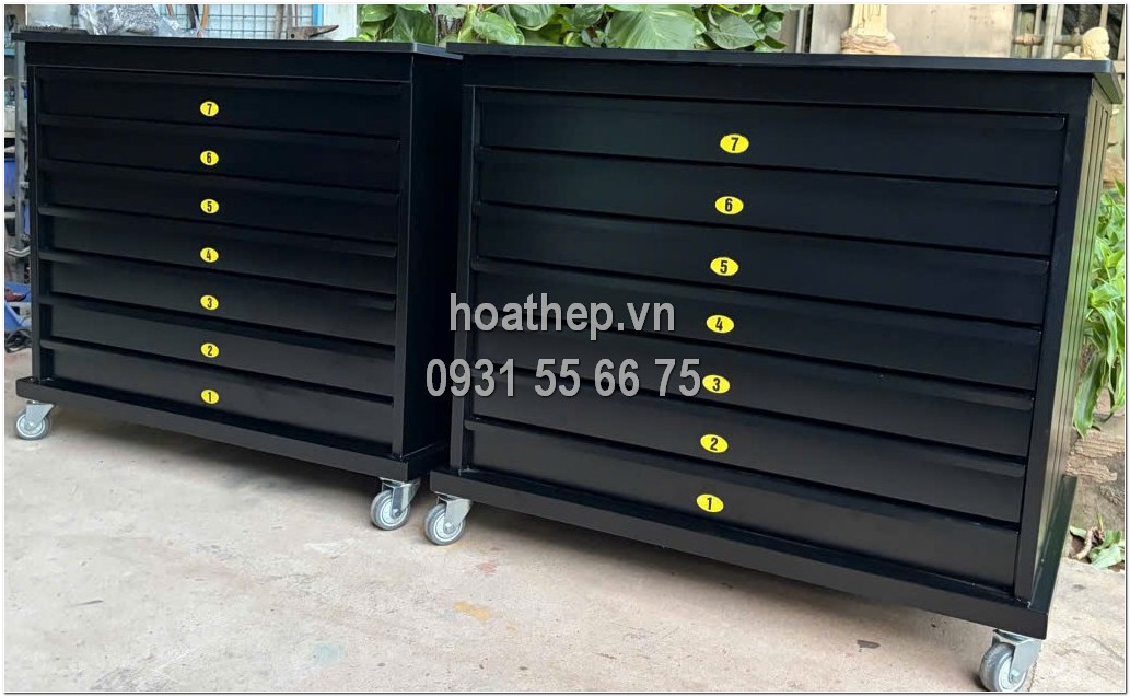 Tủ lưu bản vẽ A1 - 7 ngăn